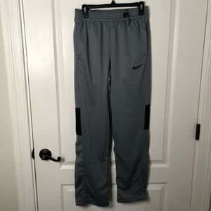 Nike Mens Dri-Fit Gray Running Athletic Pants Size Large‎ Comfort Waist NWT